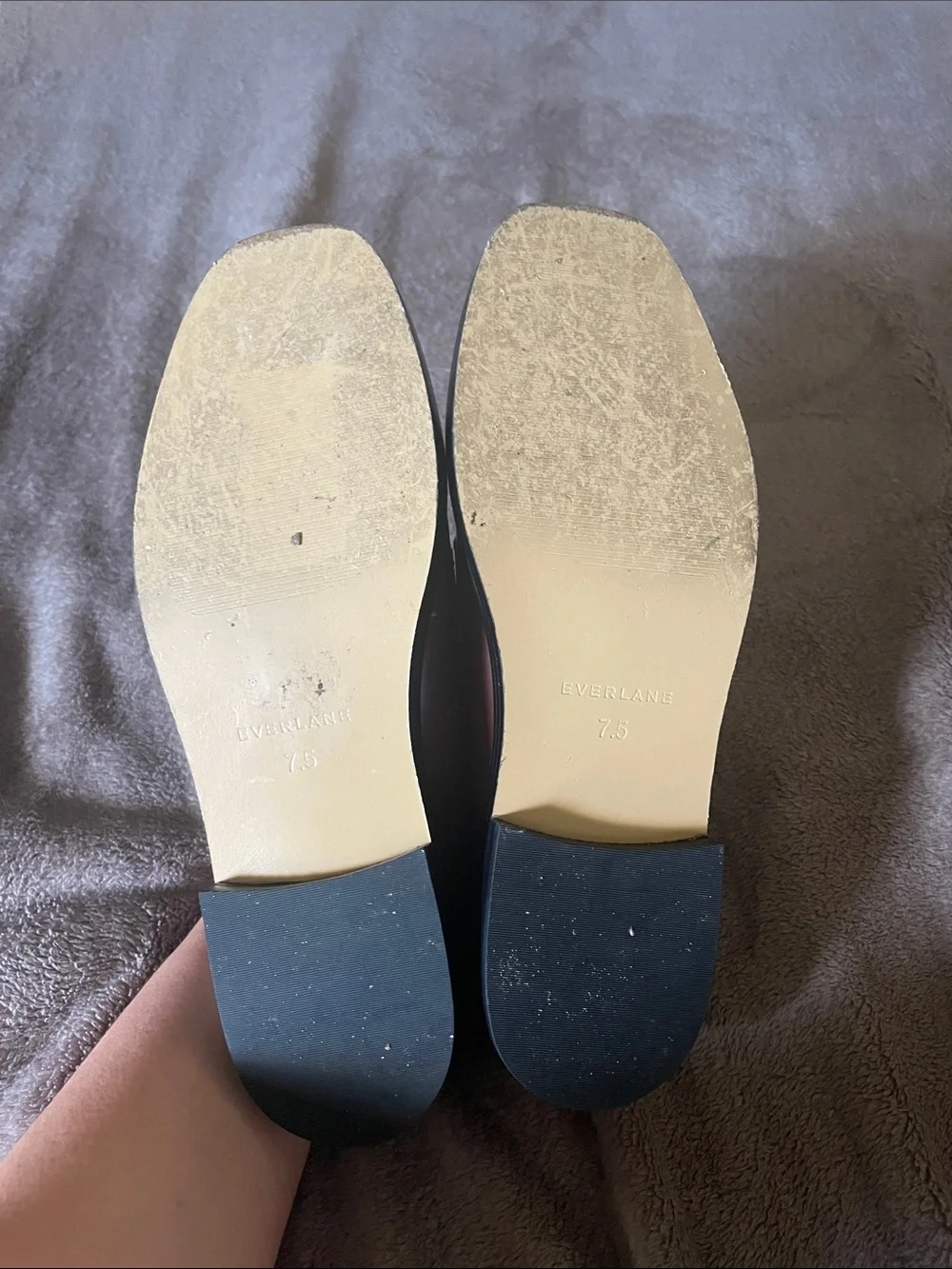 Everlane Chestnut Leather Penny Loafers - Picture 4 of 7